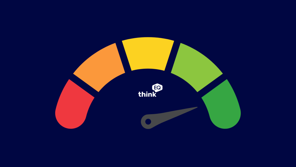 This is a graphic on a navy background with a dial to represent increases.